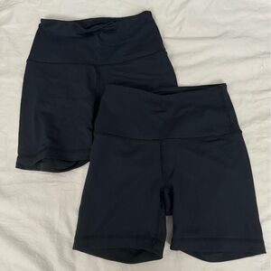 Two 90 Degree Black Bike Shorts